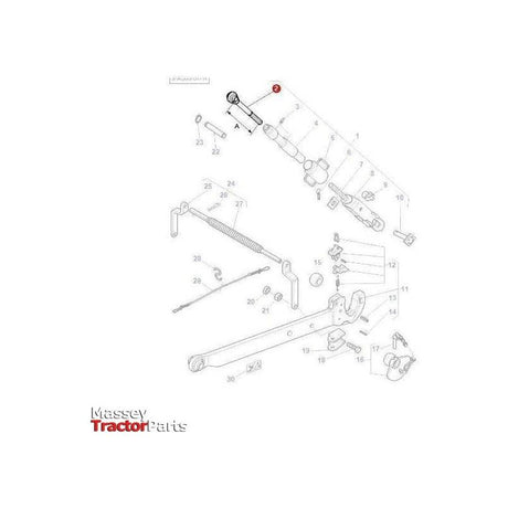 Massey Ferguson Toggle - 3808973M92 | OEM | Massey Ferguson parts | Linkage-Massey Ferguson-Farming Parts,Linkage,Lower Link Ends,PTO & Linkage,Quick Release,Tractor Parts