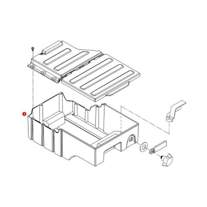 Tool Box - G411501041011 - Massey Tractor Parts