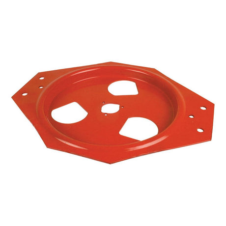 The Sparex Top Disc (Part No. S.59710, 90020020) is a red, octagonal metal plate with multiple cutout sections and four small mounting holes around its perimeter.