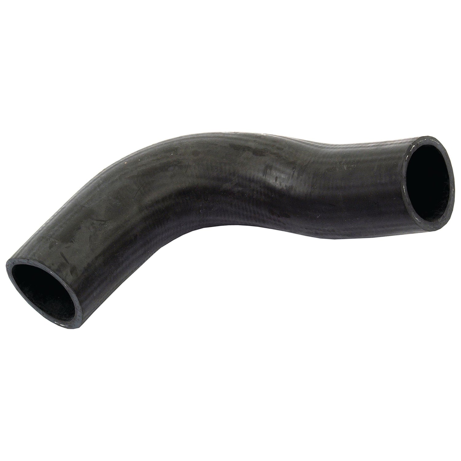 A curved black rubber hose, featuring an inner diameter of 44.2mm at both ends, designed specifically for Ford vehicles to ensure a perfect fit and optimal performance. Pair the Sparex Top Hose (Part No. S.65008) with a Sparex hose clip for secure installation.
