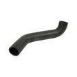 A Top Hose (Sparex Part No. S.63088), featuring a black, curved rubber design with one end slightly bent upward and an inner diameter of 48mm at both ends, secured with a durable Sparex hose clip, is used for fluid transfer in various automotive or mechanical applications.