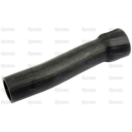 A black, slightly curved hose with an inner diameter of 32mm at the smaller end and 42mm at the bigger end, likely intended for automotive or mechanical use, is displayed against a plain background, with the word "Sparex" repeatedly faintly in the backdrop. This product is identified as Top Hose | Sparex Part No.S.57706.