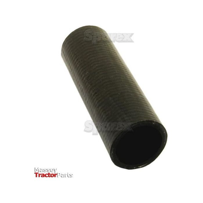 A black cylindrical rubber tube, identified as the "Top Hose," with an inner diameter of 36mm at both ends, set against a white background. The image is watermarked with the Sparex logo. The "Massey TractorParts" logo and a handy hose clip are positioned in the bottom-left corner. The product is Sparex Part No.S.40017.