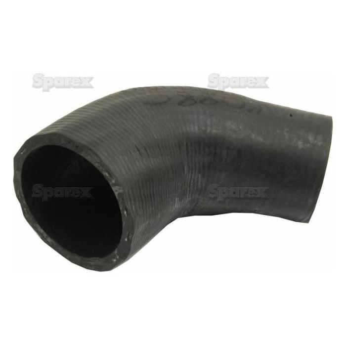 A textured, black Sparex rubber hose with a curved design, known as the Top Hose (Inner Ø of Hose Smaller EndInner Ø of Hose Bigger End | Sparex Part No. S.58801).