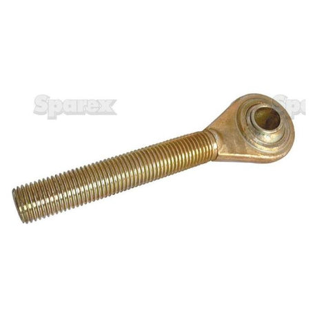 The Sparex Top Link Ball End - 1 1/4'' UNC - Cat.2 (Sparex Part No. S.4916076) is a metallic rod end bearing with an overall length of 276mm, featuring a threaded shaft of 186mm and a spherical, lubricated joint with a ball bore diameter of 25.4mm.
