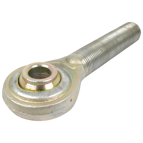 The Sparex "Top Link Ball End - M40x3 Metric - Cat.2" (Part No. S.52385) is a metallic rod end bearing featuring a threaded shaft and ball bore, commonly utilized in mechanical linkages for motion transfer and load support.