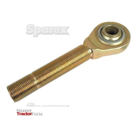 The Top Link Ball End - M40x3 Metric - Cat.3 (Sparex Part No.S.52387) is depicted, showcasing an impressive overall length. The words "Sparex" and "Massey Tractor Parts" are faintly visible in the background.