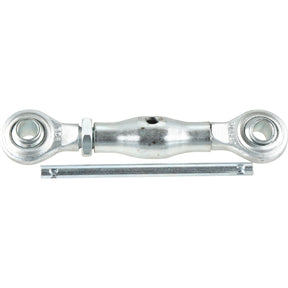 The Sparex Top Link (Cat.1/1) Ball and Ball, model S.140525, with an adjustable middle section and M24 x 3.00 specifications, is suitable for securing a metal rod at a minimum length of 226mm.