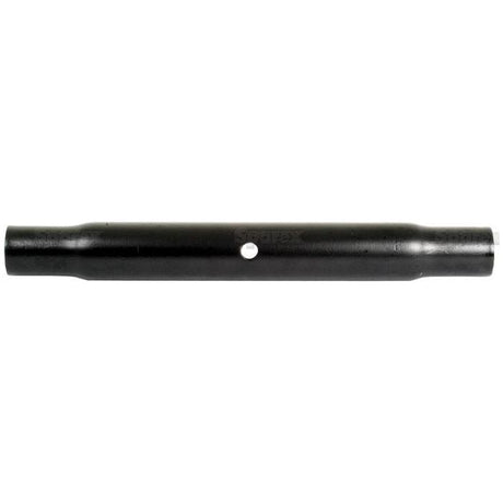 The Sparex Top Link Centre Tube, model S.52390, is a black metal cylindrical pipe with a single central hole, designed to M40x3 metric specifications and measuring 483mm in length.