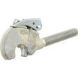 The Top Link Forged Hook - Cat. 2 from Sparex, with a thread size of M36 x 3.00 (RH) and an overall length of 408mm, is a large metallic clamp featuring a threaded screw handle and a hinged locking mechanism.