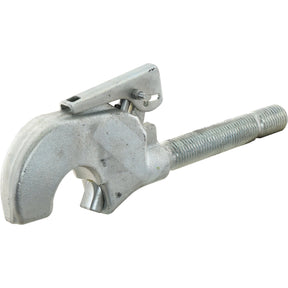 The Sparex Top Link Forged Hook - Cat. 3, featuring a curved jaw and a 1 1/4'' (RH) threaded screw handle, is suitable for various applications.