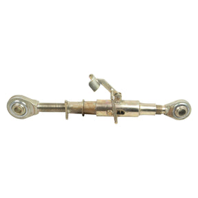 A Top Link Heavy Duty (Cat.2/3) Ball and Ball, M36 x 3.00 with a minimum length of 540mm, from the brand Sparex, is an ideal heavy-duty metal turnbuckle with eye bolts and a central adjustable sleeve for tensioning, perfect for use as a tractor implement.