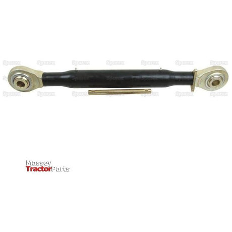 A black and gold tractor part branded with Sparex in the bottom left corner, the Top Link Heavy Duty (Cat.3/3) Ball and Ball, M36 x 3.00, Min. Length: 670mm - S.16843 is designed for heavy-duty applications.