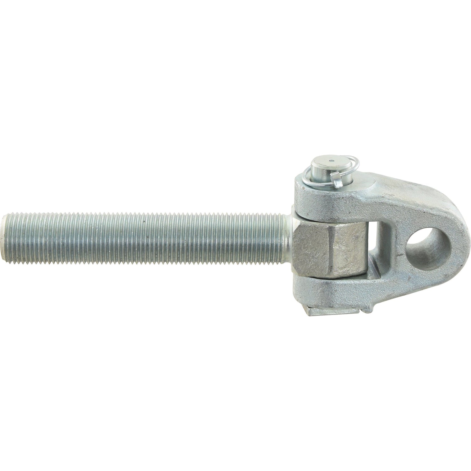 The Sparex Top Link Knuckle Thread (Cat.30mm) with a clevis attachment and securing pin features an M36x3 LH thread size, a thread length of 190mm, and an overall length of 318mm. (Sparex Part No.S.13988)