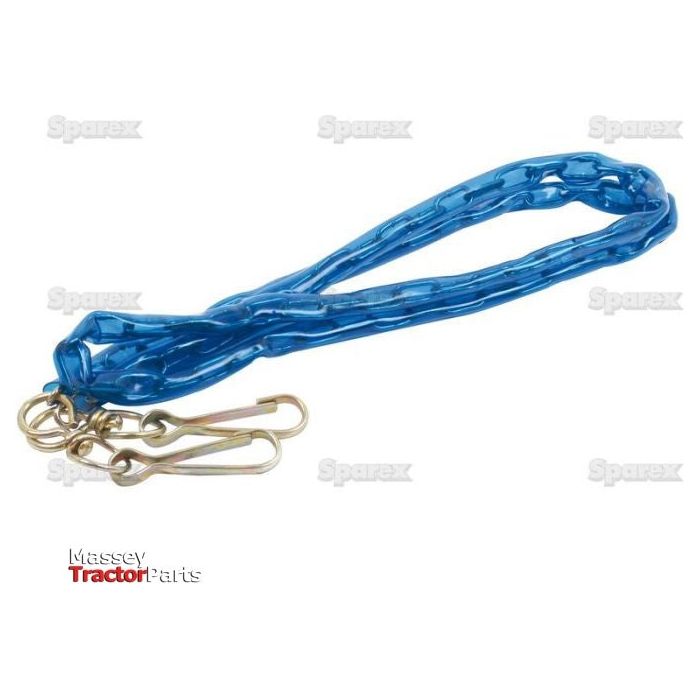 A 1.5-meter-long Top Link Hook Release Cord featuring the Sparex logo (Sparex Part No.S.33017). Ideal for Landini tractors, this cord ensures durability and reliability in your tasks.