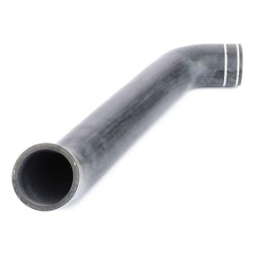 The AGCO Massey Ferguson Top Radiator Hose (part number 4286739M1) is a black, curved rubber hose with white markings near both ends, designed for automotive or mechanical applications and part of the 6400 Series.