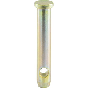 A cylindrical metal pin with a flat head and a single hole near the bottom, classified as the Top link pin 19x88mm Cat. 1, Sparex Part No.S.29230.