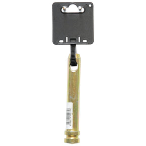 A Top link pin by Sparex (Sparex Part No.S.900075), featuring a metal wall anchor bolt designed for various installations, topped with a black plastic mounting bracket.