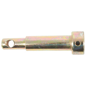 A Top link pin - Dual category 19 - 25mm Cat.1/2 from Sparex, Part No. S.73526, featuring a metallic cylindrical form with an overall length, a hole near one end, and a larger diameter section near the other end.