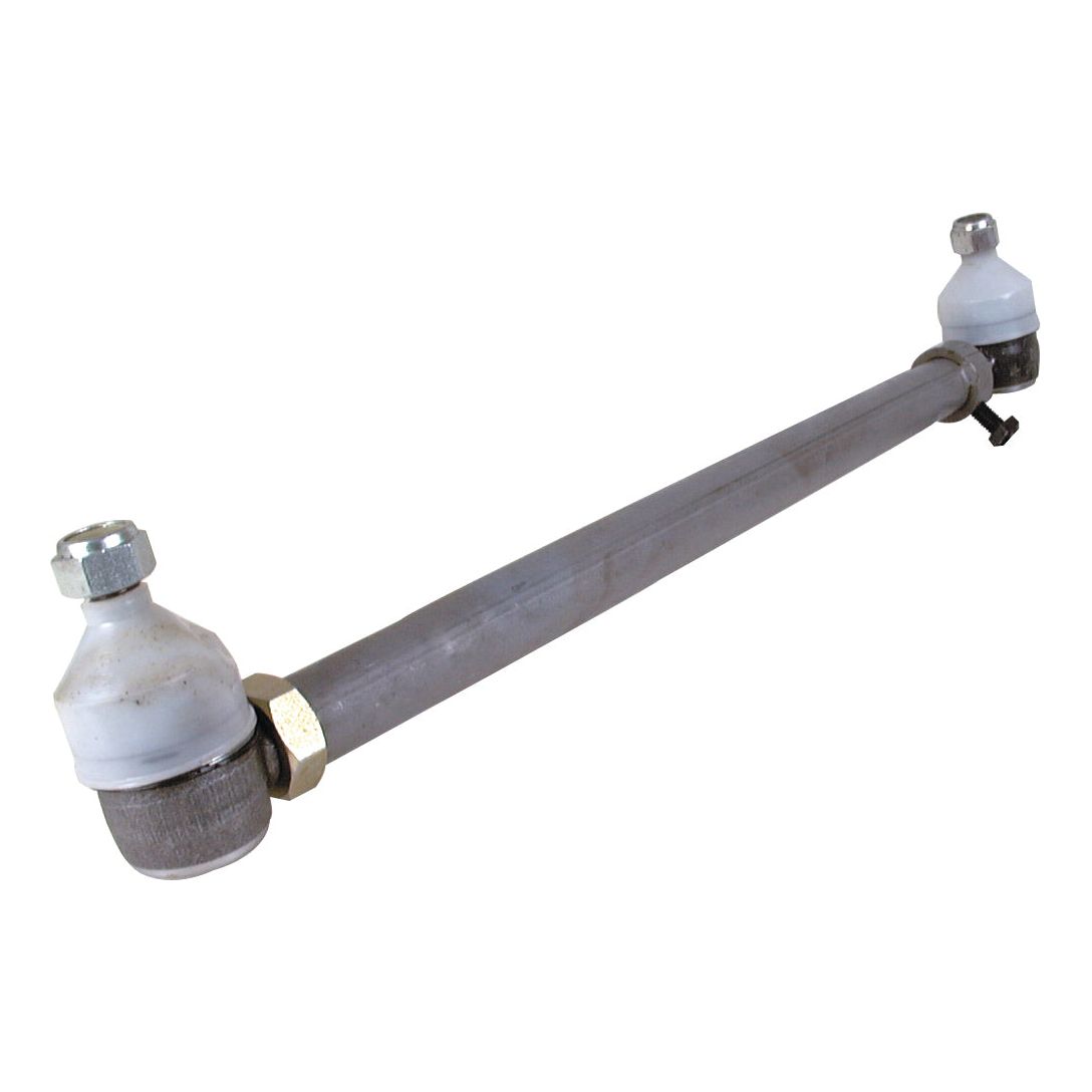 The Track Rod/Drag Link Assembly by Sparex, with an adjustable length ranging from 485 to 790mm, features two ends and metal fittings with precise thread lengths. It serves as a critical component in steering mechanisms.