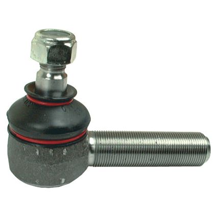 Close-up of a Track Rod, model S.41716, with a length of 101mm, manufactured by Sparex. This part features a male threaded metal ball joint with a threaded shaft and a nut on top, making it suitable for automotive and machinery applications. Ideal for cataloging under Tariff Code 8708949900, this Track Rod embodies the high standards synonymous with Sparex quality.