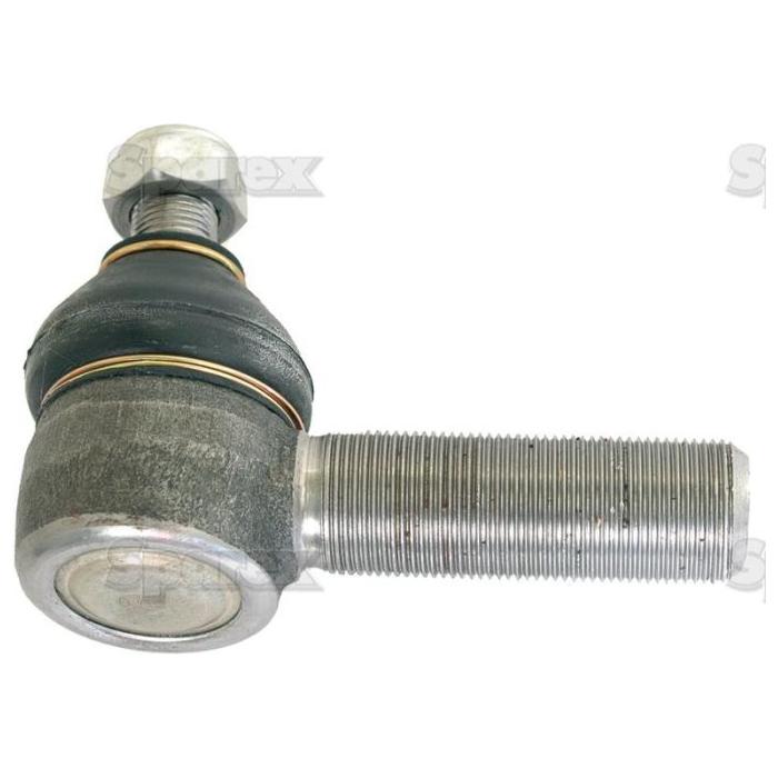 A Sparex Track Rod, 101mm in length (Product Code: S.41724), featuring a metal automotive ball joint with a male thread straight shaft and bolt, used in the steering and suspension systems of vehicles, against a white background.