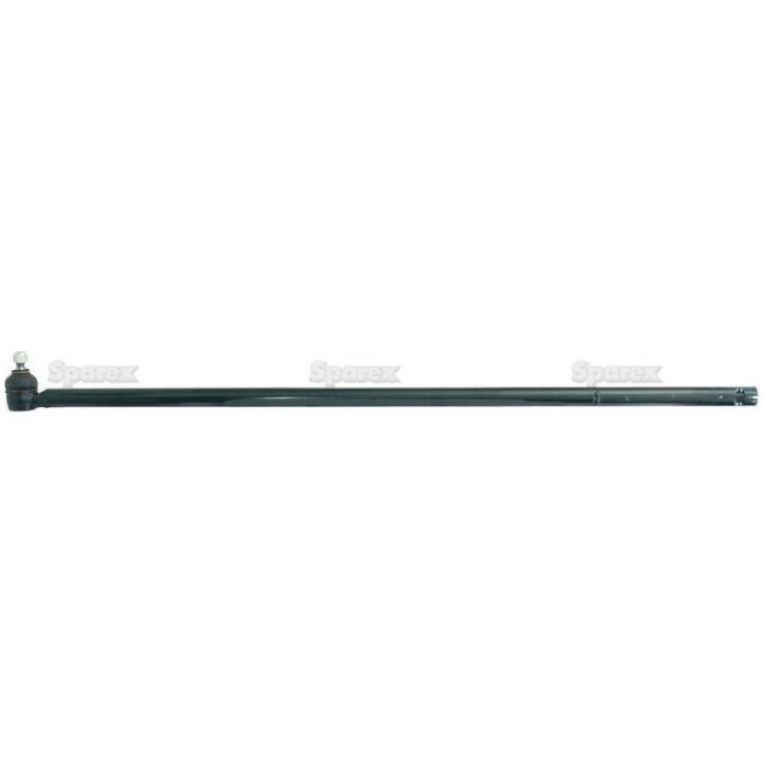The Sparex Track Rod, model S.65052, is a black, elongated metal rod measuring 1020mm in length with a spherical joint at one end and features precise threading, making it ideal for mechanical or automotive applications.