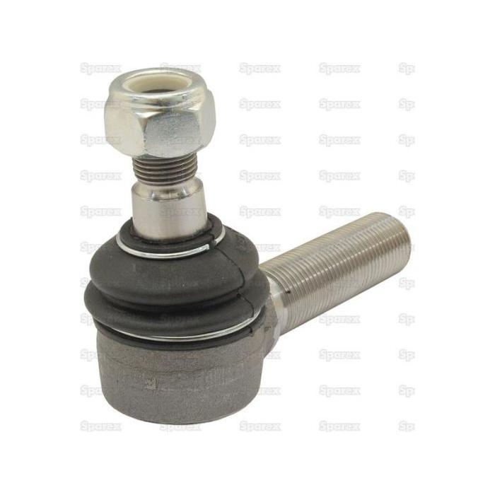 Close-up of a Sparex Track Rod (S.113780), featuring straight ends and a length of 107mm, commonly used in mechanical assemblies.