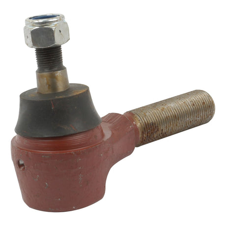 A partially rusted Sparex Track Rod (Product Code: S.71279) featuring a threaded shaft (M27 x 2 RH) with a hexagonal nut and a red-painted body, measuring 119mm in length.