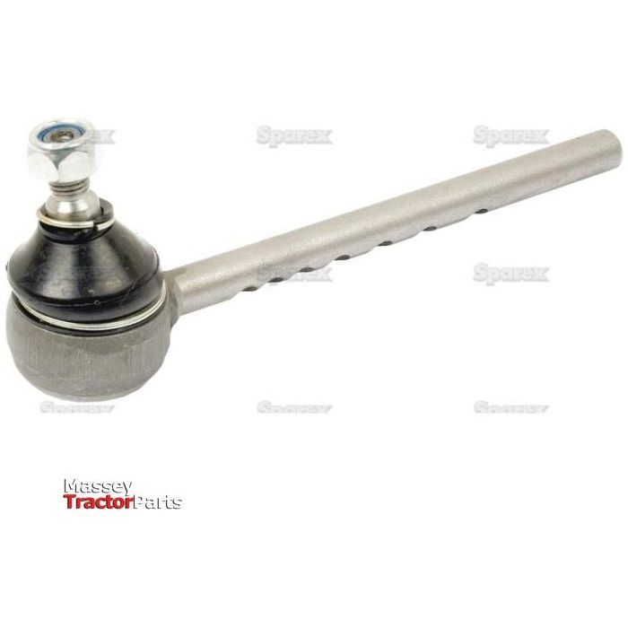 A metal ball joint and rod assembly with inner side thread, commonly used in automotive or agricultural machinery. Marked as "Track Rod, Length: 200mm - S.40165" by Sparex.