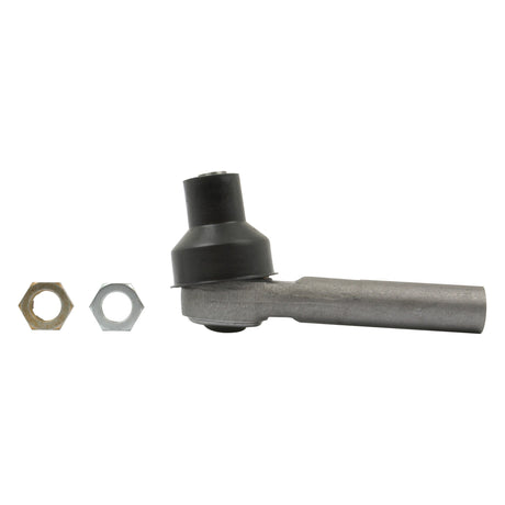 The Track Rod (S.70603) by Sparex, with a length of 200mm, features a black rubber section and includes two nuts positioned on the left side, incorporating a female thread of M24 x 1.5.