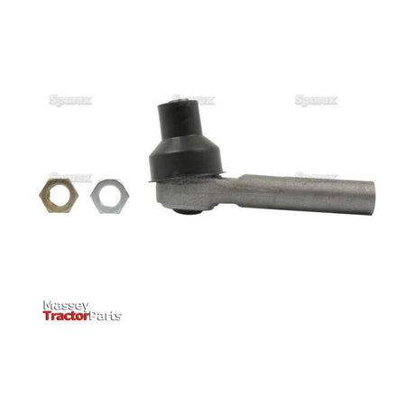 A Sparex Track Rod (S.70603) measuring 200mm in length, featuring two hexagonal nuts—one on the left side slightly larger than the one on the right—with a precise M24 x 1.5 female thread, positioned against a plain white background with "Massey Tractor Parts" text.