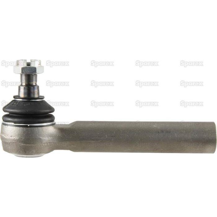 A metallic automotive tie rod end with an attached bolt and nut, identified as the Track Rod, Length: 211mm - S.137428 from Sparex, suitable for various vehicle models. For detailed manufacturing information, please refer to the product specifications.