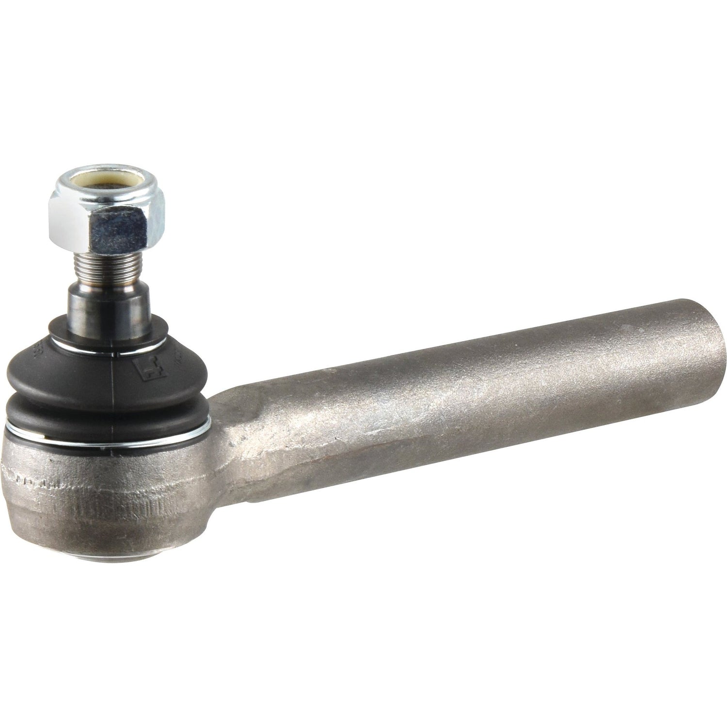 Image of the Track Rod, Length: 245mm - S.134870 by Sparex, commonly used in automotive suspension systems. It features a threaded end and a cylindrical joint body, making it suitable for various vehicle models.