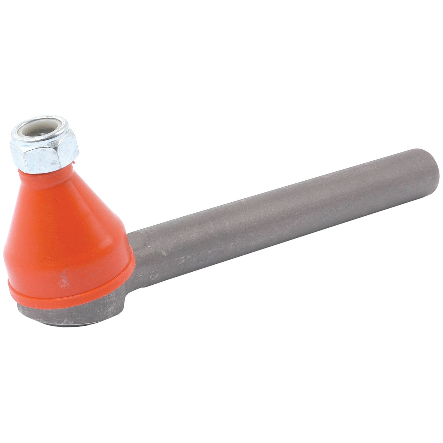 The Sparex Track Rod (S.58749), measuring 280mm in length, comes equipped with a red plastic conical covering and a hexagonal nut on one end, featuring an M18 x 1.5 RH female thread for secure attachment.