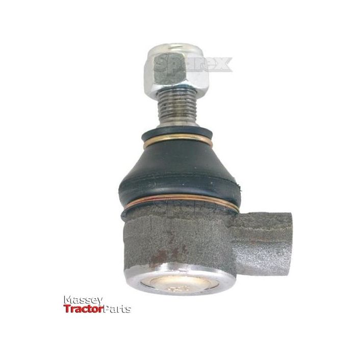 A Track Rod for tractor steering, measuring 34mm in length with a metal housing and a 1/2" UNF Female threaded end, is available under the Sparex brand as product S.40136. The Massey Tractor Parts logo can be seen in the bottom left corner.