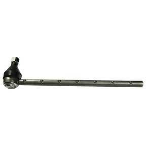 The Sparex Track Rod (S.40169) is a metal tie rod end, measuring 399mm in length, featuring a threaded bolt on one end and multiple holes along its span, designed for use in automotive steering mechanisms. Its precise thread length contributes to enhancing overall performance.