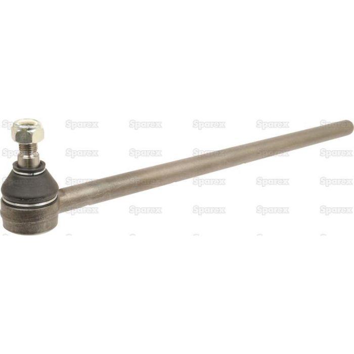 A Sparex Track Rod, measuring 455mm in length and featuring a threaded ball joint with a long rod extension, compatible with New Holland machinery.