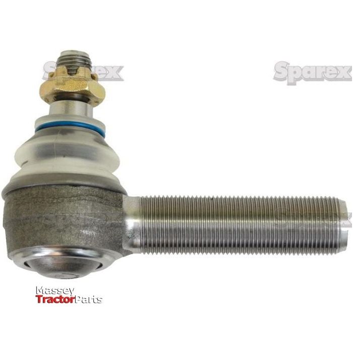 Close-up of a Track Rod, 95mm in length, featuring male threads on one end and a joint on the other. The part is labeled with "Massey Tractor Parts" and "Sparex", and is compatible with Fendt FARMER 2. Product Code: S.34621.