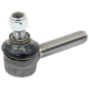 The Sparex Track Rod, length 99mm (S.65044), features a metal automotive ball joint with an 11/16'' x 18tpi LH male thread, and comes complete with a threaded stud, rubber seal, and attached nut.
