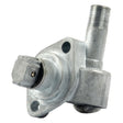 A metal automotive component designed for the 23C 4 Cyl Diesel Engine, the Sparex Tractormeter Drive Unit (Part No. S.42638), features a threaded cylindrical section, a mounting flange with holes, and a square protrusion.