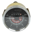 The Tractormeter (MPH) by Sparex, part number S.41082, is an ideal analog rev counter gauge for Massey Ferguson tractors that displays RPMs up to 2400 and includes an hour meter at the top. This essential Sparex part ensures accurate tracking and performance monitoring with its reliable Tacho Drive system.