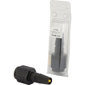 A packaged Trailer Air Brake Coupling Male (Service) M22 x 1.50mm, labeled "Sparex Part No.S.27869", is next to an unpackaged one. The package features the Agripak brand, showcasing Sparex's renowned quality and precision.