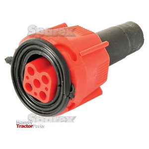 Trailer Harness Plug (Red)
 - S.26632 - Farming Parts