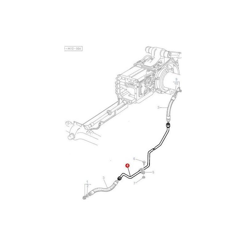 Massey Ferguson Tube Diff Lock - 3389683M94 | OEM | Massey Ferguson parts | Axles & Power Transmission-Massey Ferguson-4WD Parts,Axle Differentials & Components,Axles & Power Train,Farming Parts,Front Axle & Steering,Tractor Parts