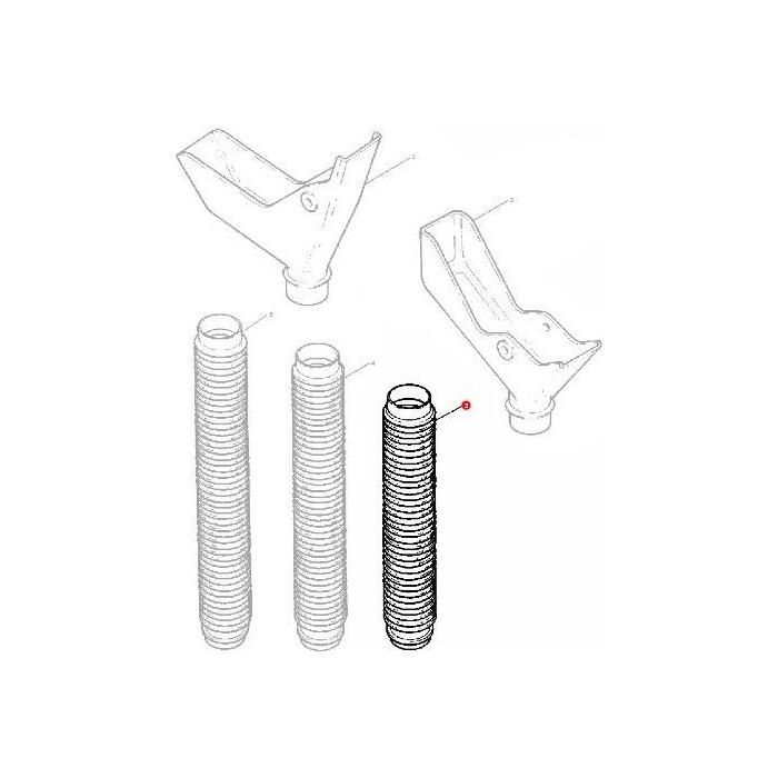 Tube Short - 876888M1 - Massey Tractor Parts