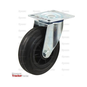 Turning Rubber Castor Wheel - Capacity: 100kgs, Wheel⌀: 125mm
 - S.53627 - Farming Parts