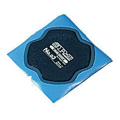 A blue and black patch labeled "Sparex Part No.S.31435," measuring 80mm, used for tire repair by Sparex.