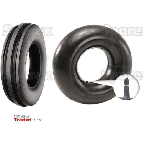 Tyre & Tube Set, 3.50 - 6, 4PR, TR13 Straight Valve
 - S.137612 - Farming Parts
