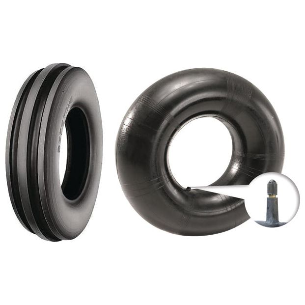 Tyre & Tube Set, 3.50 - 6, 4PR, TR13 Straight Valve - Sparex Part S.137612